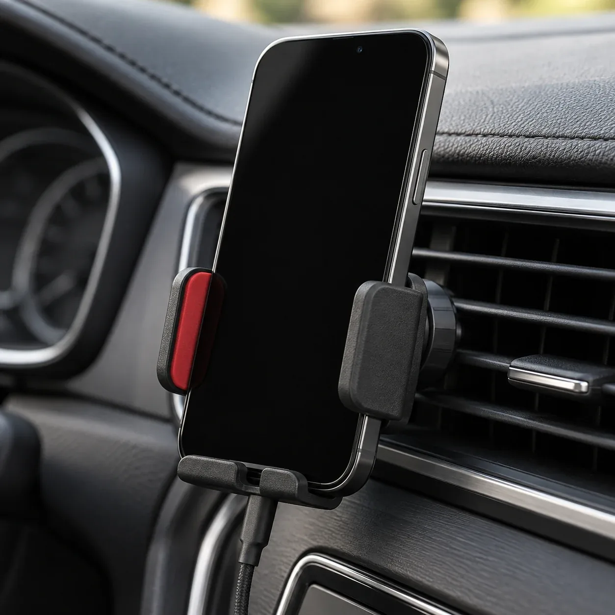 3D printed car phone holder design example